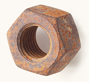 rusty nut